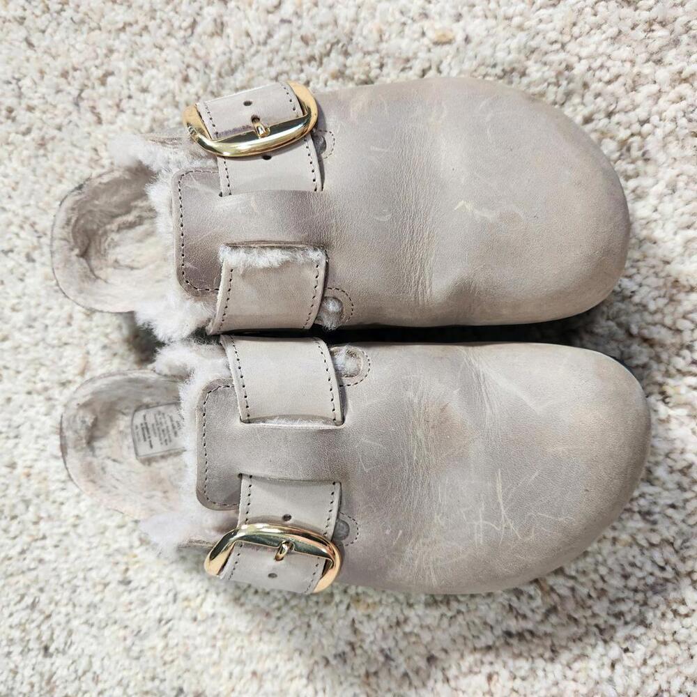 NEW Birkenstock Boston Big Buckle Shearling Clog Size 8 - Picture 6 of 6